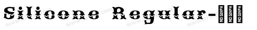 Silicone Regular字体转换